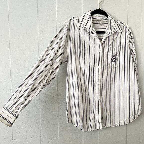 Vintage Essential Elements Shirt Womens 8 Cotton Professional Career Workwear - Picture 5 of 11